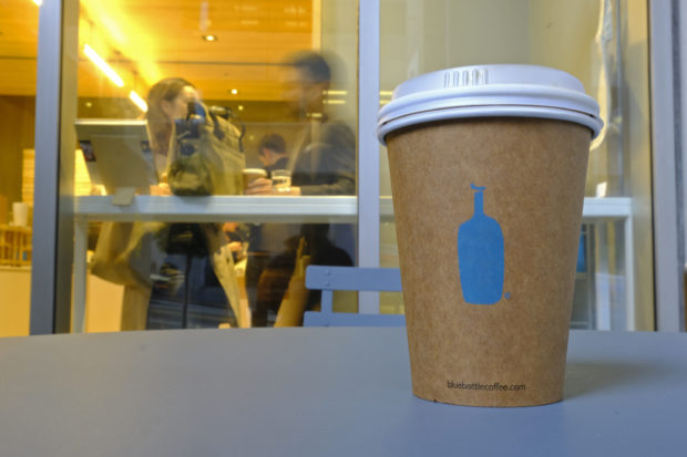 disposable coffee cups san francisco blue bottle