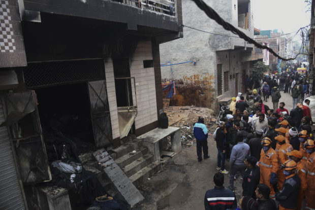 Fire at warehouse in India's capital kills 9, injures 3