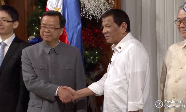 Duterte officially welcomes new Chinese envoy