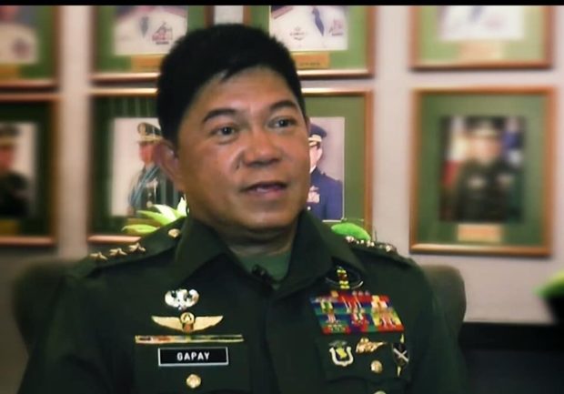 Duterte picks Gilbert Gapay as next Army chief
