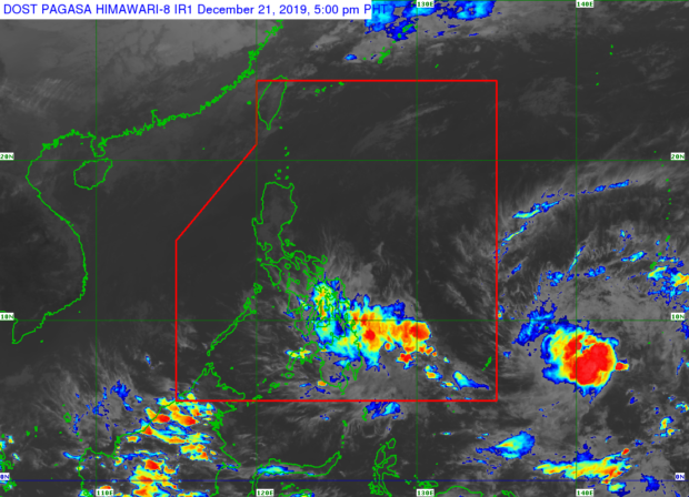 Potential storm to hit Eastern Visayas, Caraga on Christmas Day