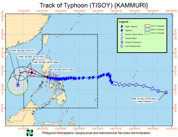 Typhoon Tisoy makes 3rd landfall in Oriental Mindoro