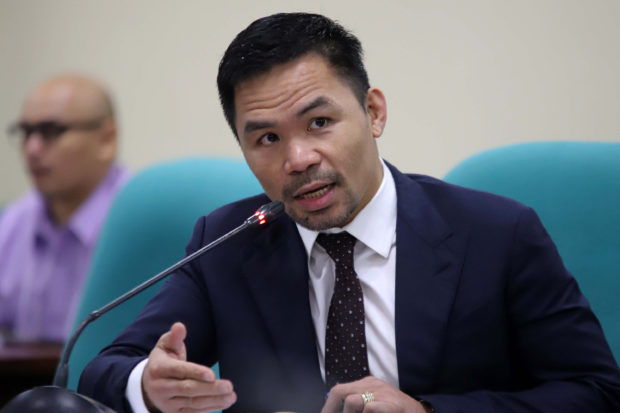 Pacquiao vows to streamline, eradicate corruption in putting up business in PH