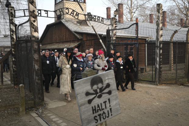 Survivors return to Auschwitz 75 years after liberation