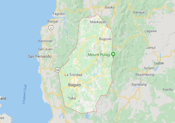 Benguet map