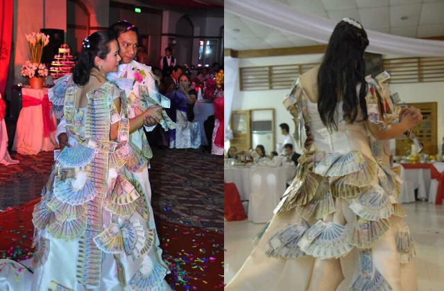 Davao City newlyweds receive P629,000 from guests at wedding prosperity dance