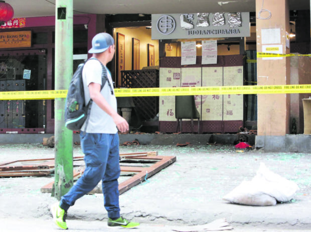 4 Chinese hurt in Makati resto explosion