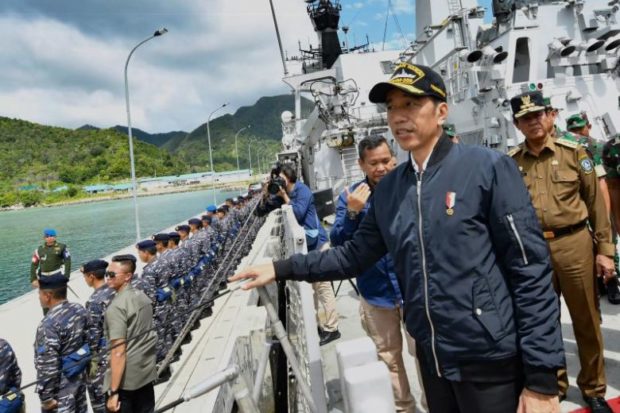 Indonesian president visits Natuna Islands as stand-off with China continues