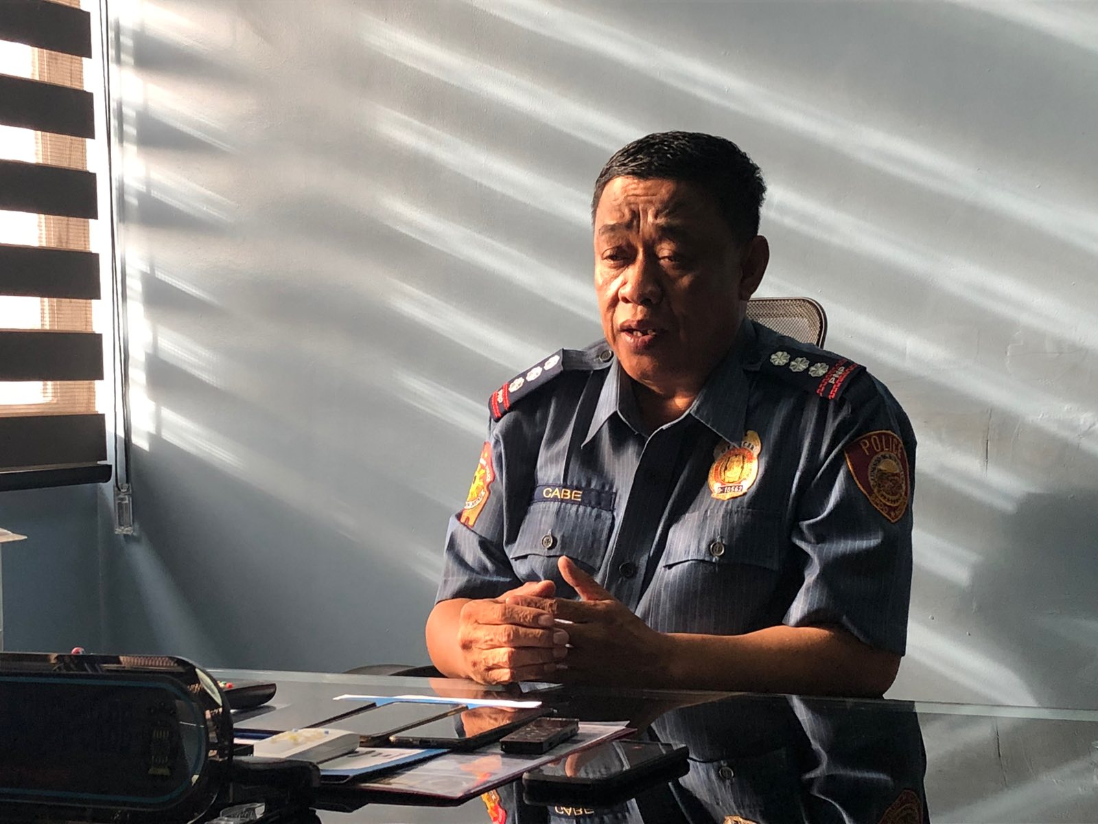 Muntinlupa police chief Col. Hermogenes Cabe