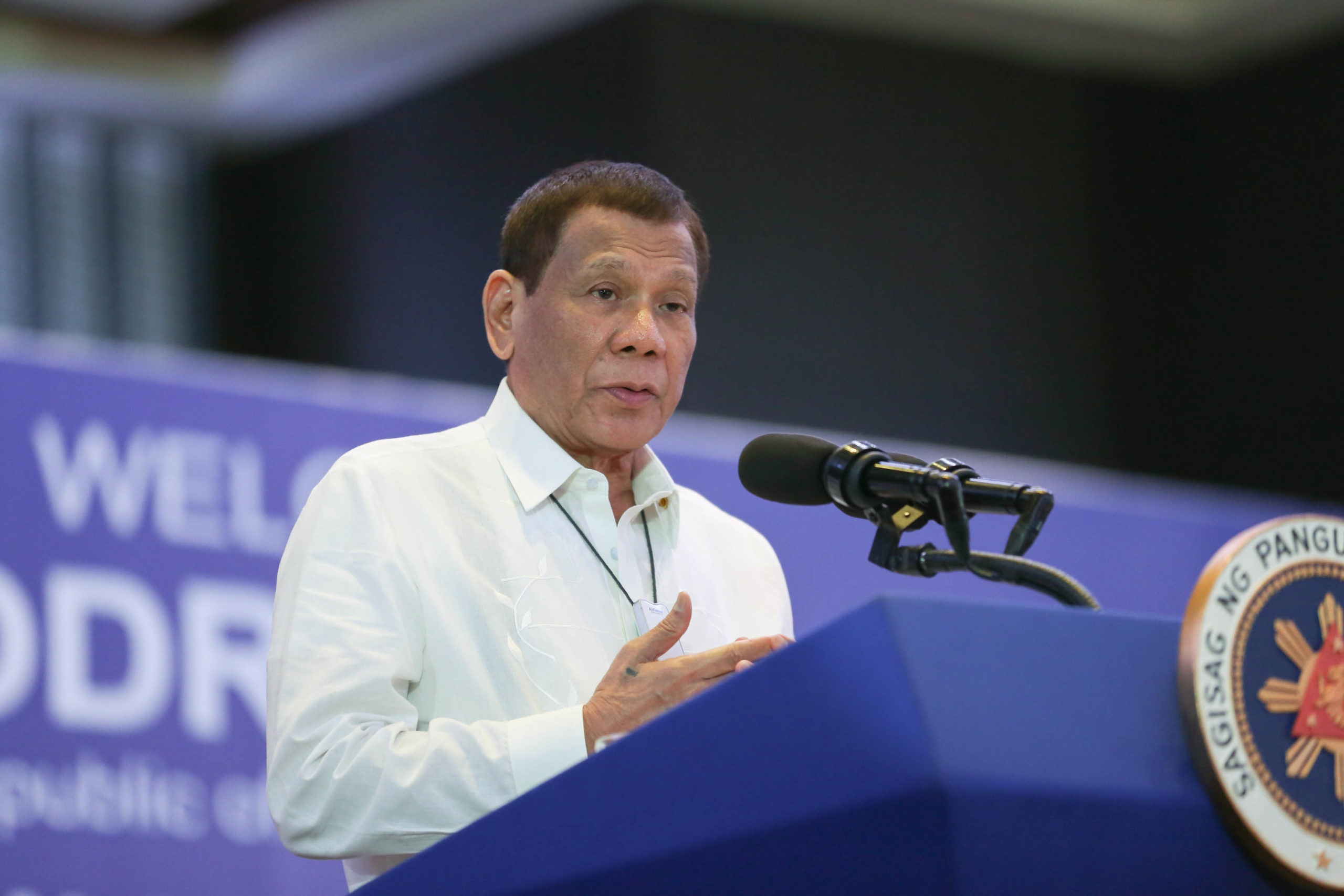 Duterte at the 11th Biennial National Convention and 22nd Founding Anniversary of the CFBCI