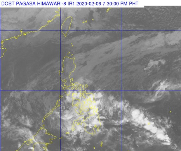 Eastern part of Mindanao to experience cloudy weather due to LPA
