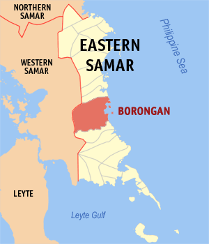 Map of Borongan, Eastern Samar