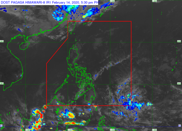 Pagasa sees generally fair weather in Luzon, Visayas on Feb 15