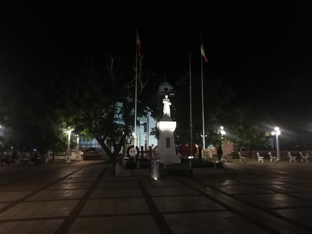 bohol curfew with statue