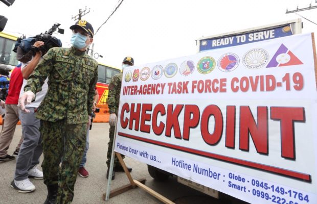 covid-19 Eleazar Metro Manila Community Quarantine Checkpoints 1