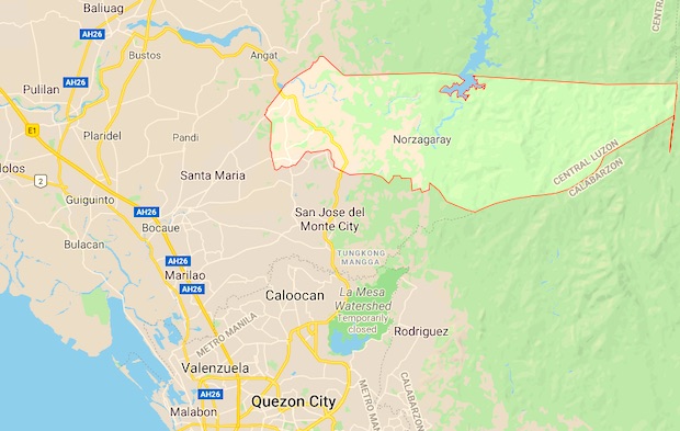 Map Of Bulacan 
