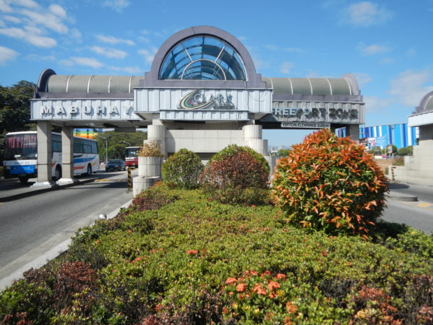 Clark freeport entrance gate