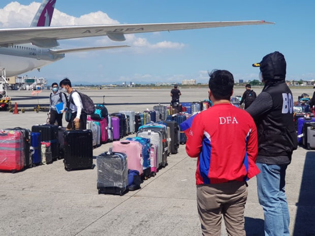 Filipino seafarers repatriated