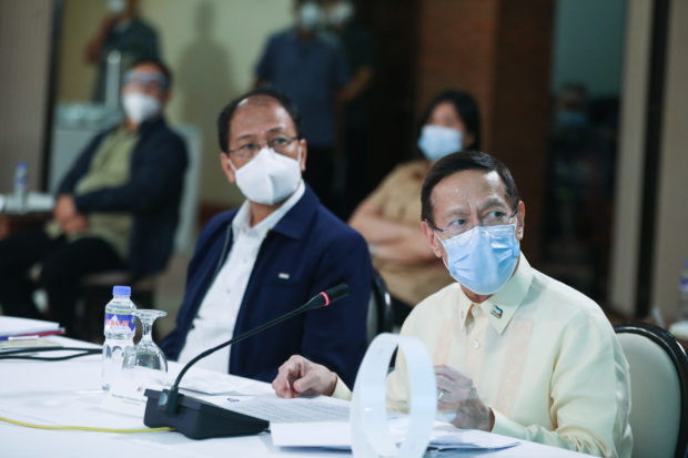 Duque, Galvez tell public anew: Wait for your turn to get COVID-19 vaccine