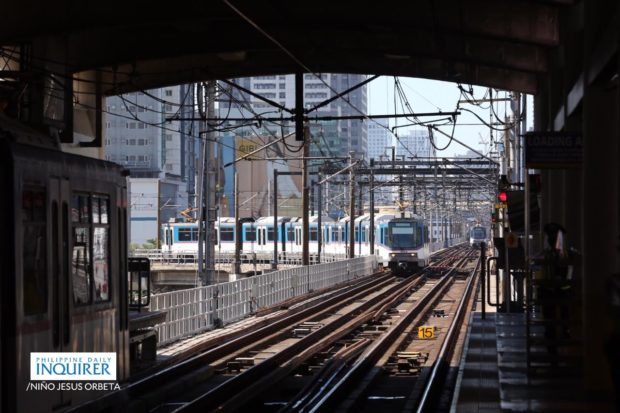 MRT 3 station. STORY: DOTr needs P1.45 billion for MRT 3 platform barriers