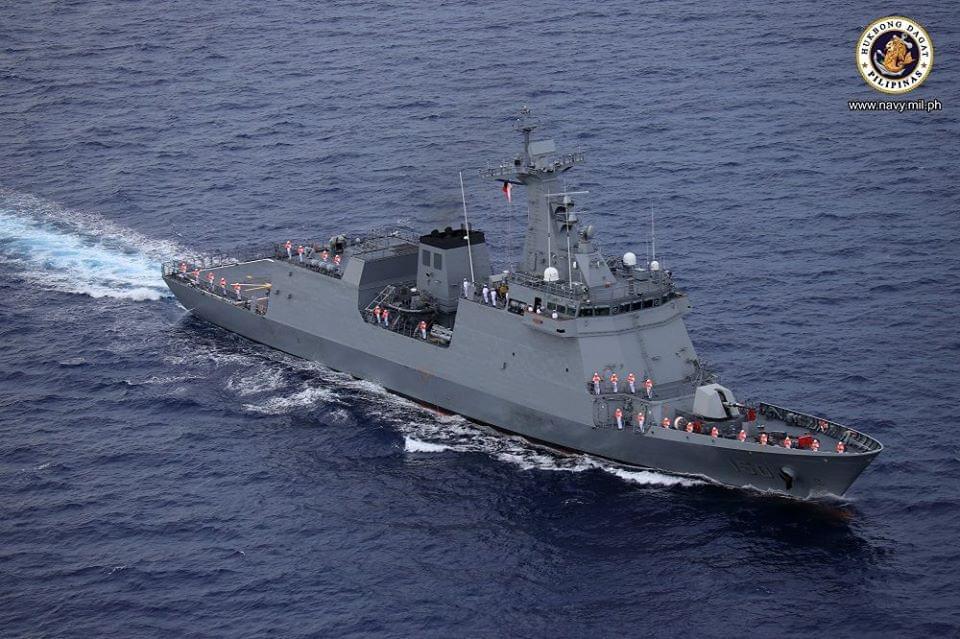 the Philippine Navy’s first missile-capable frigate, the future BRP Jose Rizal (FF-150).