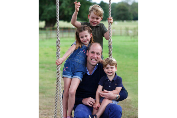 LOOK: Prince William playful with kids in portraits ...