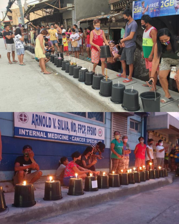 'Luksang Bayan': Bocaueño residents light candles in tribute to late Mayor Joni Villanueva