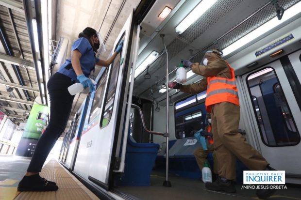 MRT-3 temporarily shut after spike in COVID-19 cases among train personnel - INQUIRER.net