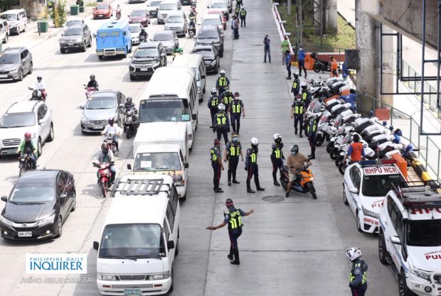 2 ambulances caught abusing Edsa bus lane get traffic citation