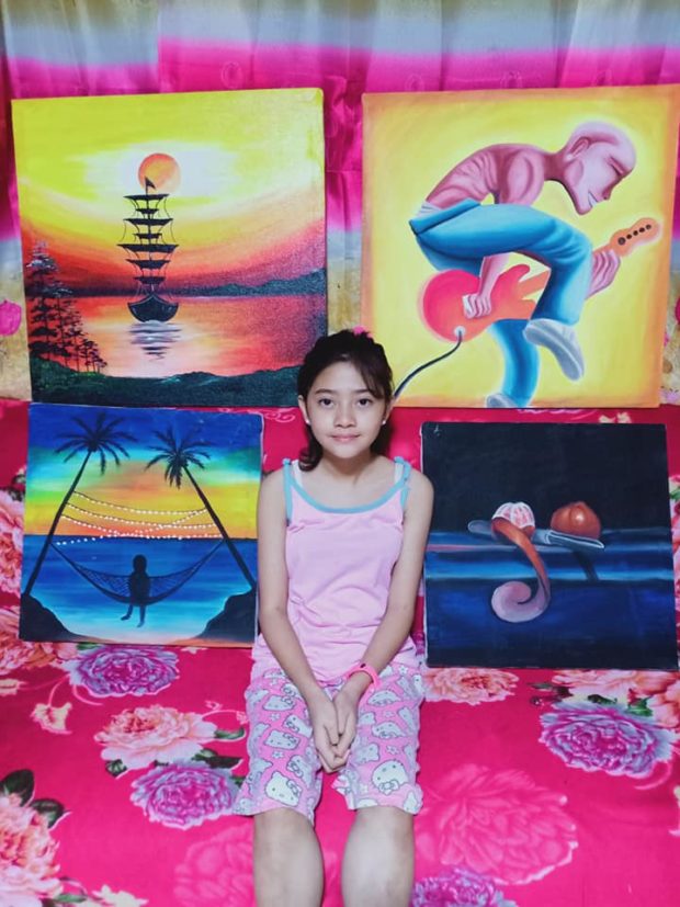 LOOK: 12-year-old girl sells own paintings to pay for her chemotherapy
