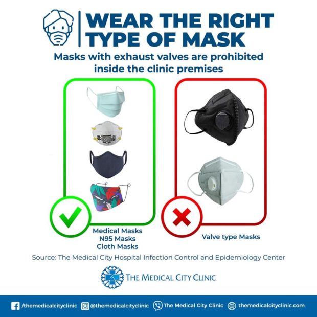 FDA warns public on use of masks with valves vs COVID-19