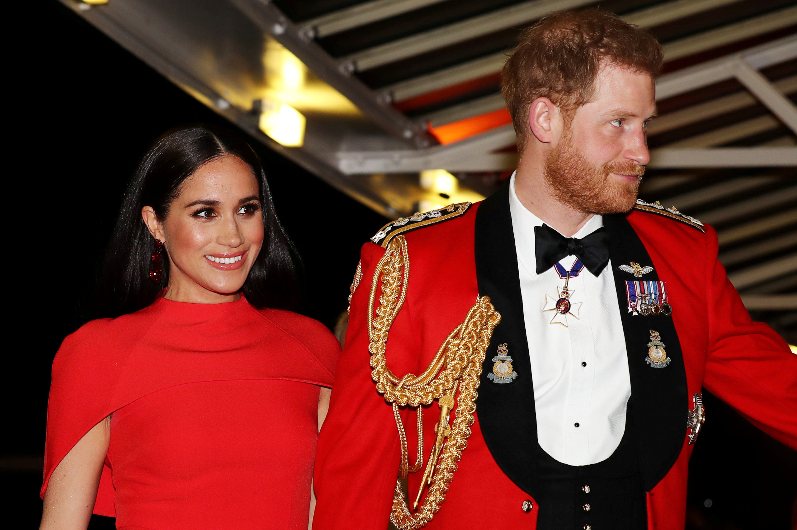 Prince Harry and his wife Meghan,