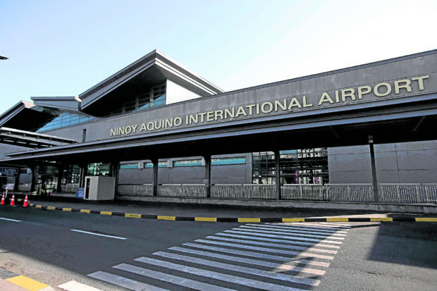 NAIA Terminal 3 in March 2020. STORY: Meralco blames Naia outage on ‘accidental’ error