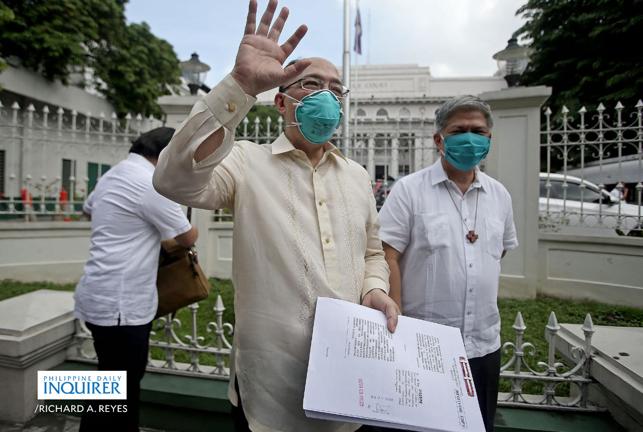 First petition in the Supreme Court of Manila to challenge the constitutionality of the 'Antiterrorist Law'