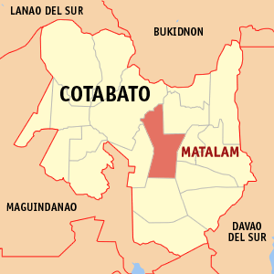 Map Cotabato Matalam 
