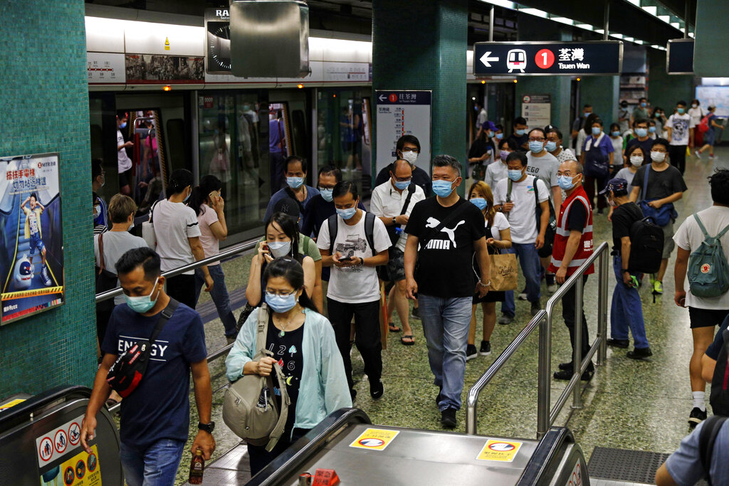 Virus Outbreak Hong Kong Daily Life