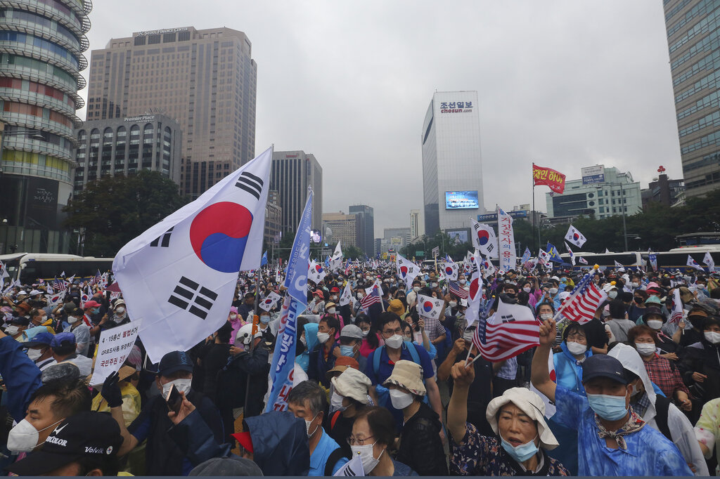 South Korea rally