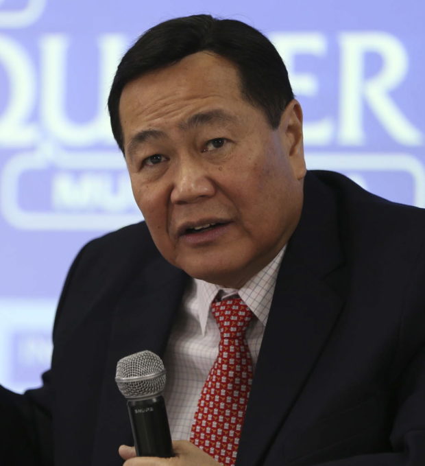 Declaring martial law to eradicate corruption in the government is a "total admission of failure," former Justice Antonio Carpio said. 