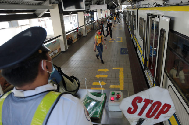 The Light Rail Transit-Line 1 (LRT-1) on Thursday enforced a limited operation of trains for almost four hours after a reported power failure affected the Baclaran station.