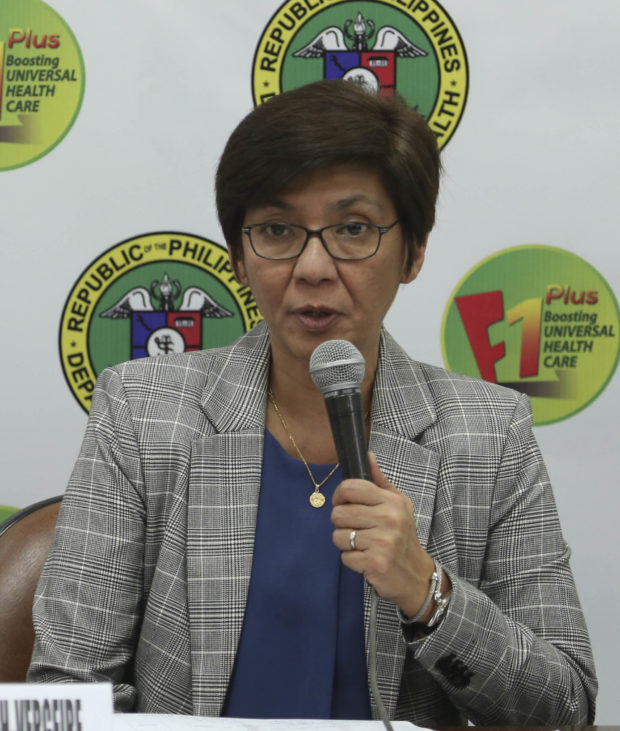 Health Undersecretary Rosario Vergeire