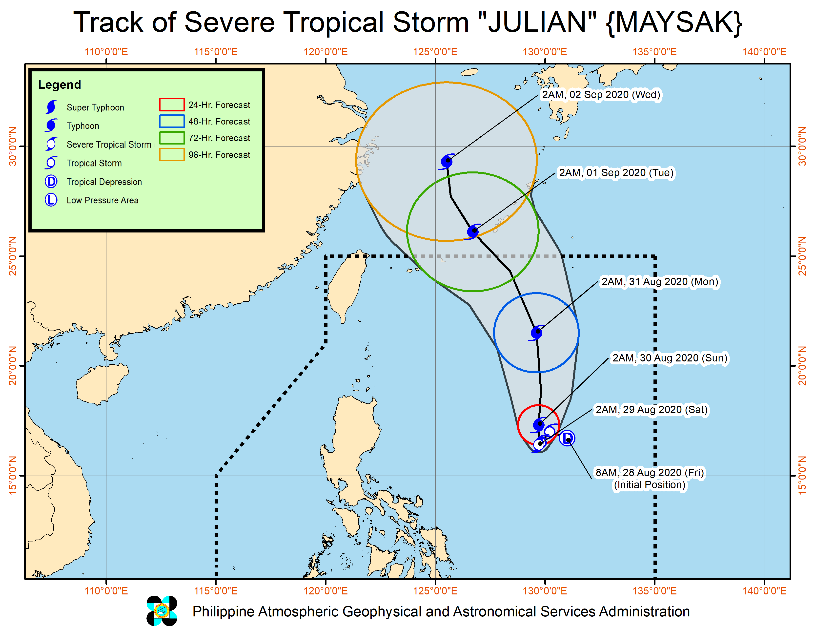 dindo pagasa track