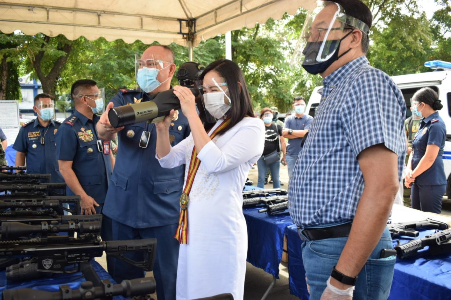 QCPD Gets New Guns, Robotic Vehicle From Quezon City Government ...