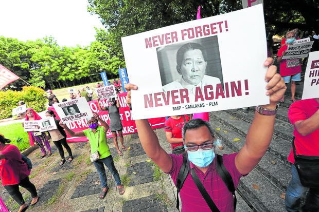 #NeverAgain: Voters urged to stop Marcos' revision of PH history, return to Malacañang