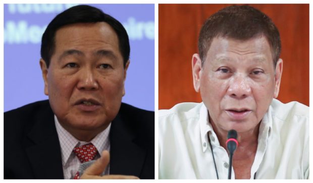 President Rodrigo Duterte on Thursday claimed that one of the developments in Boracay Island belonged to the family of retired Supreme Court Justice Antonio Carpio, which he ordered to be included for land reform beneficiaries.