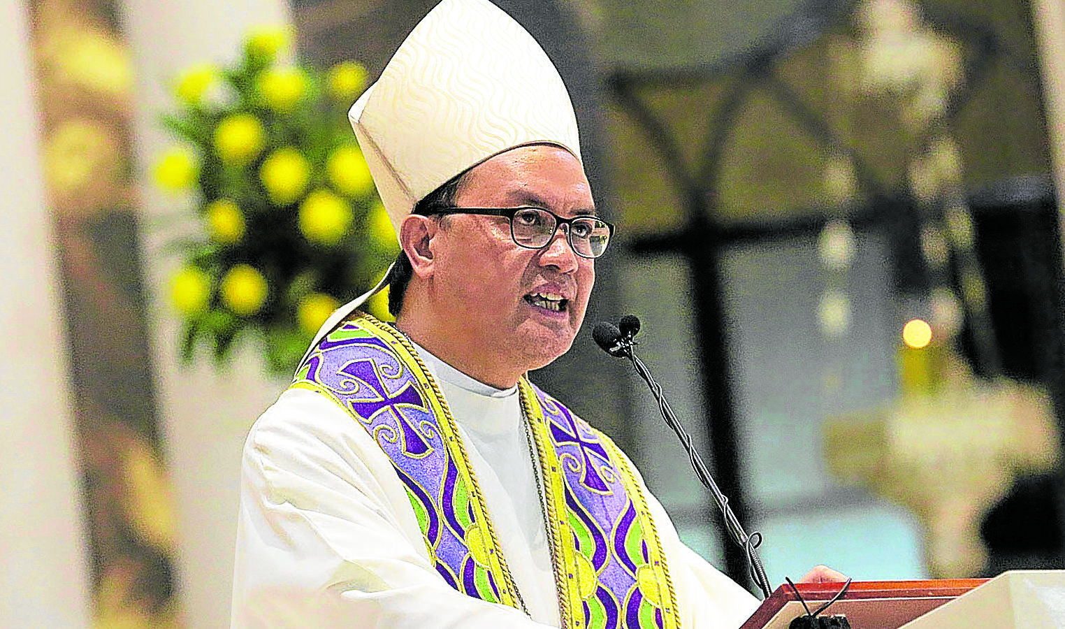 Bishop Pablo Virgilio David, DD, bishop of the diocese of Caloocan INQUIRER PHOTO / GRIG C. MONTEGRANDE