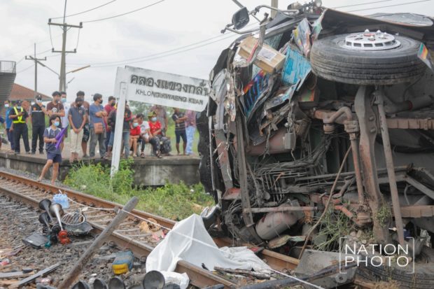  thailand train-bus collision 
