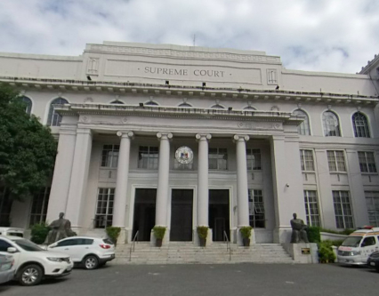 Supreme Court facade. STORY: SC favors drug war widow, calls PNP ops ‘extralegal killing’