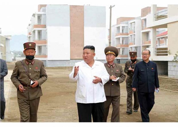 kim jong-un flood relief Gangwon province North Korea