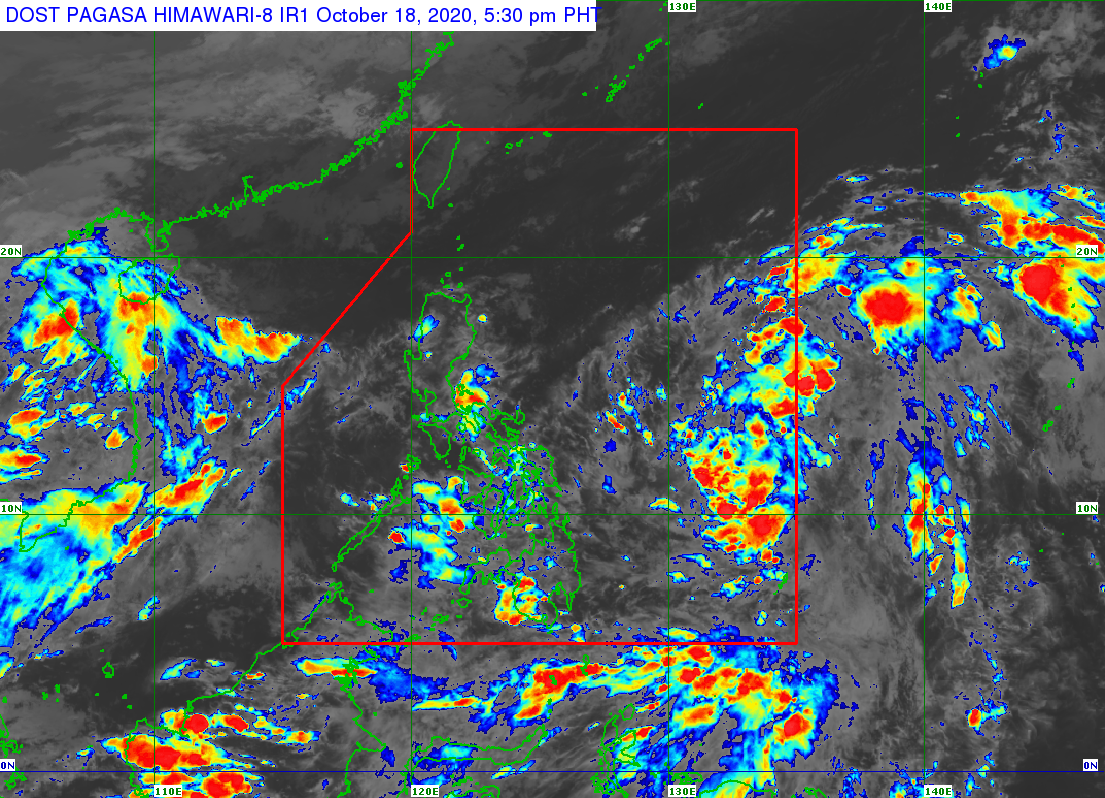 pagasa oct 18 2020 lpa