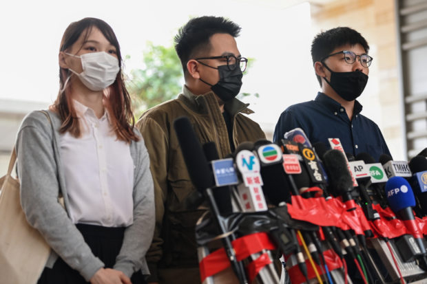 Hong Kong activists including Joshua Wong plead guilty at protest trial